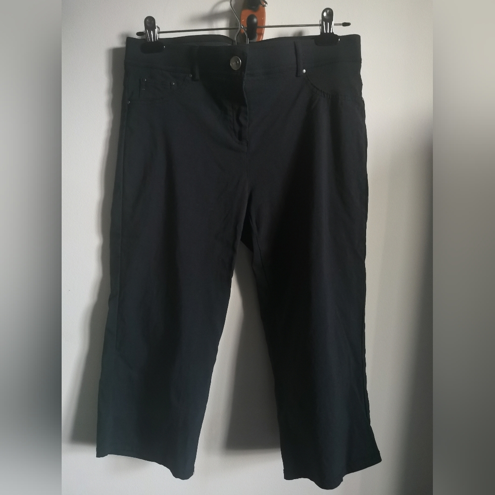 NWOT 89th & Madison Navy Blue Straight Leg Dress Capris Size 6